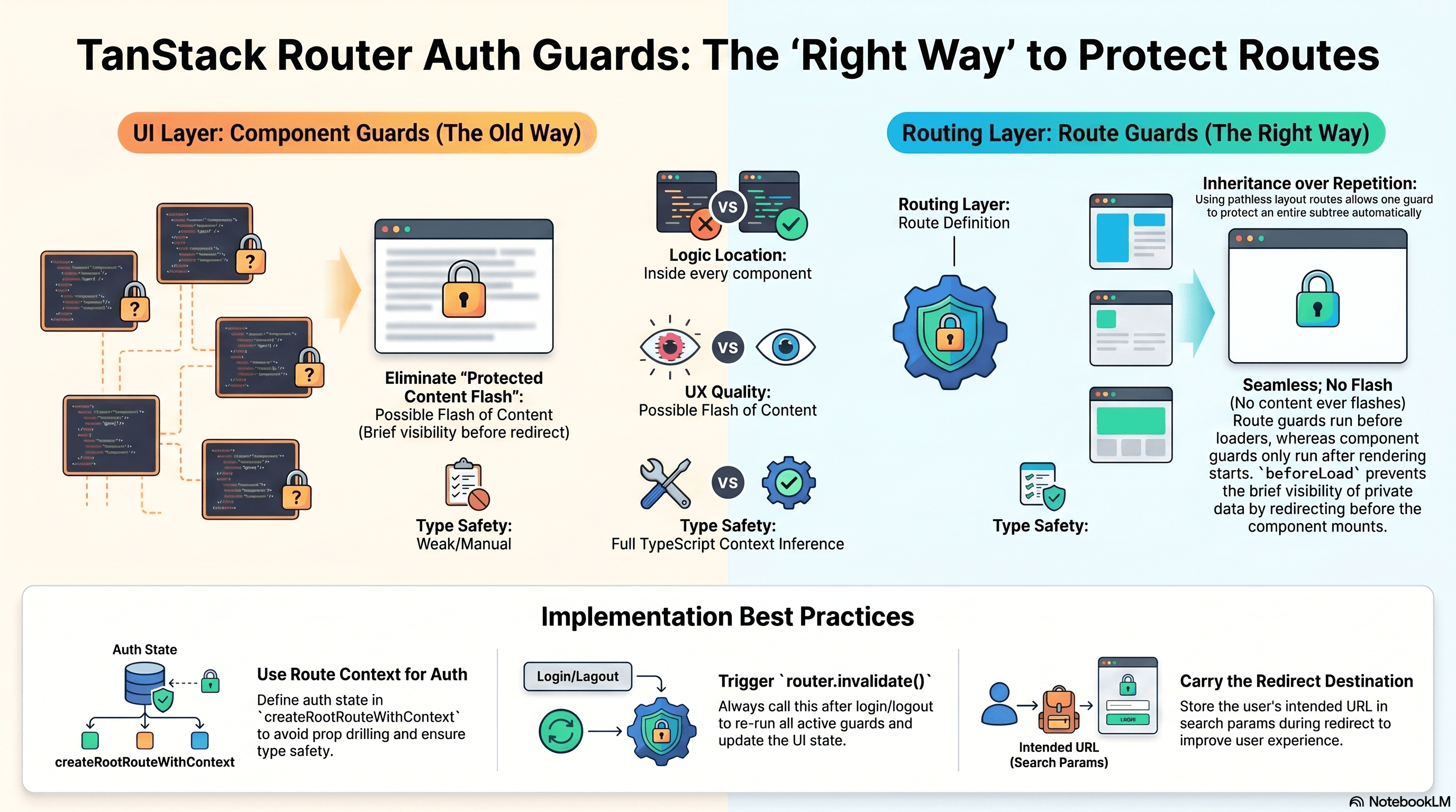 "TanStack Router Auth Guards: Protecting Routes the Right Way"